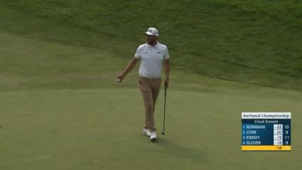 Daniel Brown converts birdie putt at Barbasol