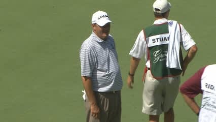 Lancaster birdies No. 13 in Round 1 of The Greenbrier Classic