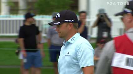 Tom Lewis drains 32-foot birdie putt at Rocket Mortgage