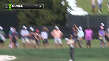 Alex Noren hits 98-yard approach to 5 feet, sets up birdie on No. 6 at Arnold Palmer
