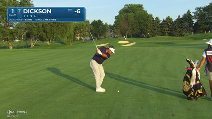 Taylor Dickson makes birdie on No. 1 at 3M Open