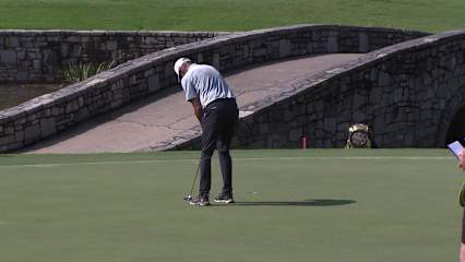 Richard Green makes birdie on No. 3 at Regions Tradition