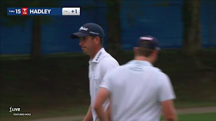 Chesson Hadley makes birdie on No. 15 at Wyndham