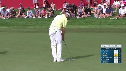 Y.E. Yang makes birdie on No. 18 at Rogers Charity Classic