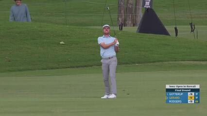 Ryan Gerard hits 83-yard approach to 2 feet, makes birdie on No. 18 at Sony Open