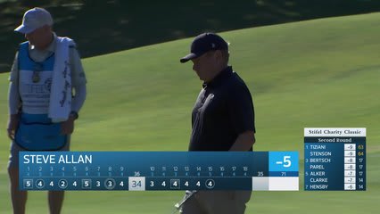 Steve Allan makes birdie on No. 15 at Stifel Charity Classic