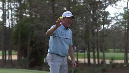 Paul Stankowski makes birdie on No. 14 at Chubb Classic