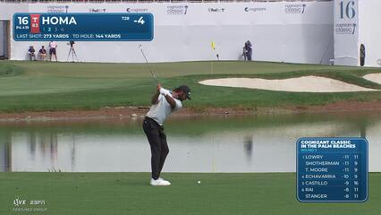 Max Homa sinks 14-foot birdie putt on No. 16 at Cognizant Classic