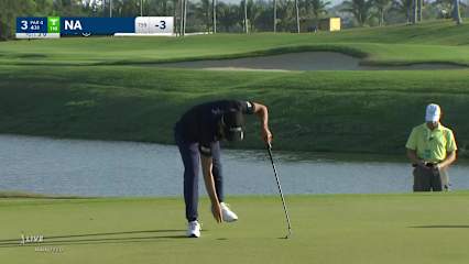 Kevin Na spins wedge close to set up birdie at Mexico Open