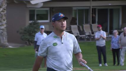 Si Woo Kim makes birdie on No. 5 at The American Express