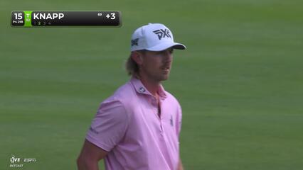 Jake Knapp makes birdie on No. 15 at Travelers
