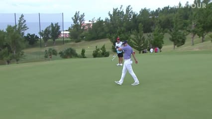 Peter Uihlein's lengthy birdie bomb at Bermuda
