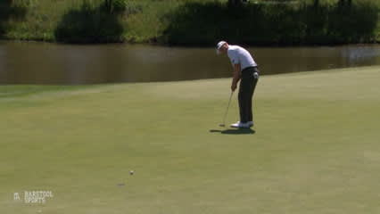 Patrick Fishburn curls in birdie putt at NV5 Invitational