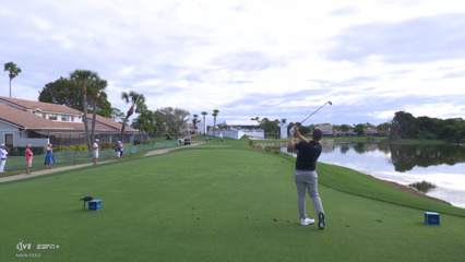 Brice Garnett sends dart off the tee to set up birdie at Cognizant Classic