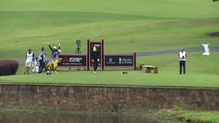 Jay Haas makes a hole-in-one on No. 11 at Mitsubishi Electric Classic