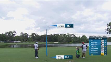 Kevin Roy sinks 10-foot birdie putt on No. 13 at ONEflight Myrtle