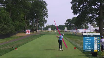 Patrick Fishburn hits tee shot to 10 feet, sets up birdie on No. 11 at Rocket Classic