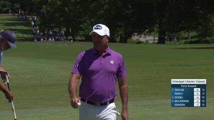 Scott Hend makes birdie on No. 8 at Principal Charity Classic