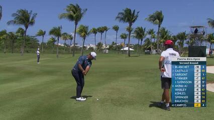 Rafael Campos makes birdie on No. 14 at Puerto Rico