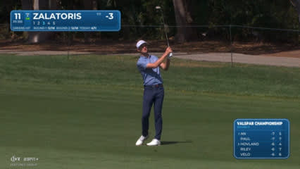 Will Zalatoris sticks third close to set up birdie at Valspar