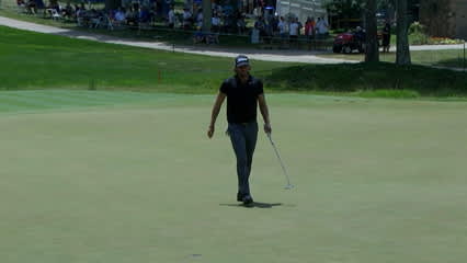 Andrew Loupe curls in a 20-footer at Quicken Loans
