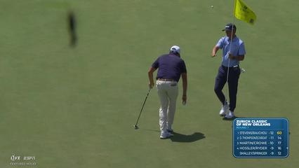 Roy/McGreavy makes birdie on No. 14 at Zurich Classic