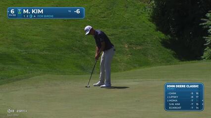 Michael Kim makes birdie on No. 6 at John Deere