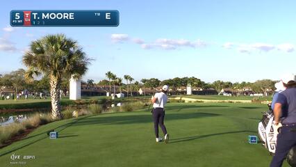 Taylor Moore hits 189-yard drive to 8 feet, sets up birdie on No. 5 at Cognizant Classic