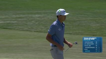 John Keefer sinks 6-foot birdie putt on No. 3 at Texas Children's