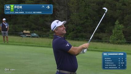 Ryan Fox gets up-and-down from 160 yards for birdie on No. 16 at RBC Canadian