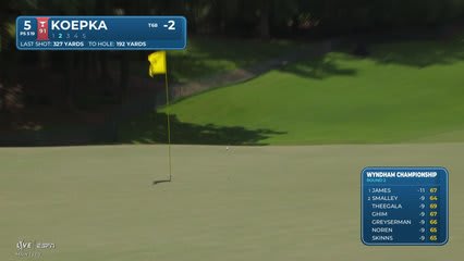 Brooks Koepka reaches par-5 No. 5 in two, makes birdie at Wyndham
