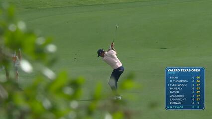 Nick Taylor hits 109-yard approach to 3 feet, sets up birdie on No. 18 at Valero