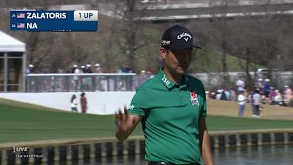 Kevin Na rolls in 21-footer for birdie at WGC-Dell Match Play