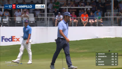 Jorge Campillo's excellent tee shot to within 5 feet at THE CJ CUP