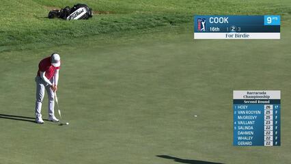 Austin Cook makes birdie on No. 16 at Barracuda