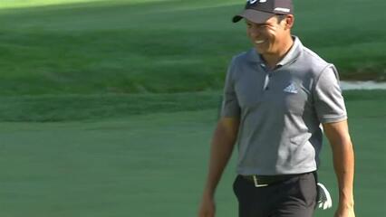 Andres Romero sinks 60-foot eagle putt at John Deere