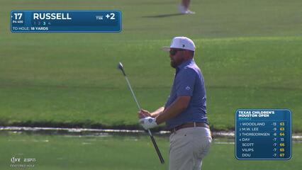 Casey Russell holes 54-foot birdie putt from rough at Texas Children's