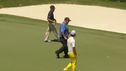 Kevin Stadler delivers a 44-foot birdie bomb at THE PLAYERS