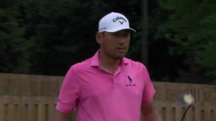 Chan Kim makes birdie on No. 15 at BMW Charity Pro-Am