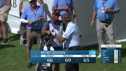 Retief Goosen makes eagle on No. 18 at Hoag Classic