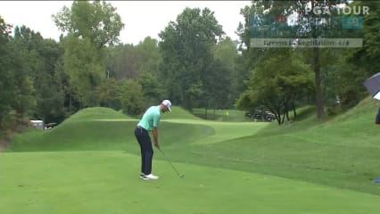 Nicholas Lindheim birdies No. 14 in Round 2 at Korn Ferry Tour Champ