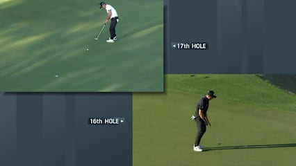 Kevin Na makes birdie on No. 17 at WGC-Dell Match Play