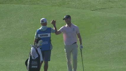 Bronson Burgoon's holed approach for eagle is the Shot of the Day