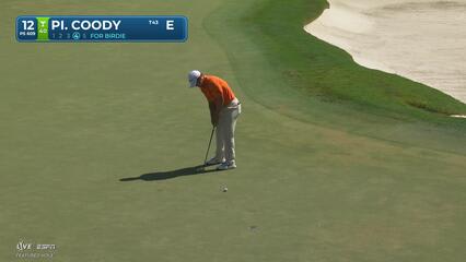 Pierceson Coody sinks 11-foot birdie putt on No. 12 at Cadillac