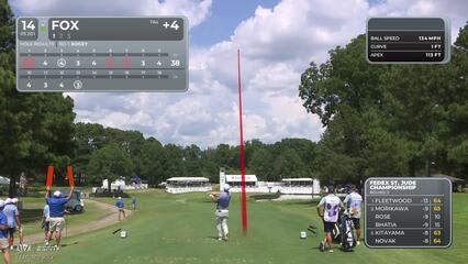 Ryan Fox makes birdie on No. 14 at FedEx St. Jude