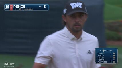 Marco Penge taps in from 4 feet for birdie on No. 16 at THE PLAYERS