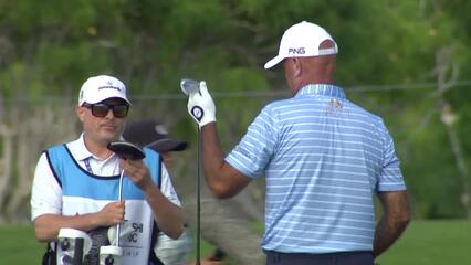Stewart Cink makes birdie on No. 15 at Mitsubishi Electric Championship at Hualalai