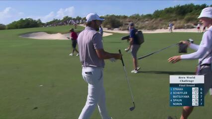 Scottie Scheffler hits 113-yard approach to 13 feet, sets up birdie