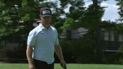 David Lingmerth makes nice putt for birdie on No. 6 at Nationwide Children's