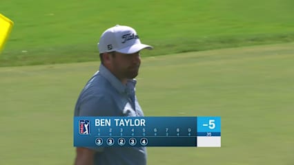 Ben Taylor makes impressive fifth-straight birdie on No. 5 at Wyndham
